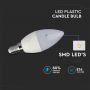 VT-2226 5.5W LED PLASTIC CANDLE BULB 6400K E14,CRI>95