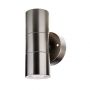 VT-7622 2 WAY GU10 UP-DOWN WALL FITTING,STAINLESS STEEL BODY- IP44