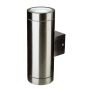 VT-7642 2 WAY GU10 WALL FITTING,STAINLESS STEEL BODY, IP44