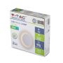VT-743 9W Kinkiet okagly LED / CHIP BRIDGELUX / Barwa:3000K / Bialy