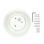 VT-741 6W  Kinkiet okagly LED / Podswietlenie tyl / CHIP BRIDGELUX / Barwa:3000K / Bialy