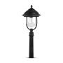 VT-851 E27 POLE LAMP WITH CLEAR COVER-BLACK