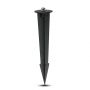 VT-854 Uchwyt wbijany SPIKE / Obudowa:Czarny / Wymiary:35 x 150
