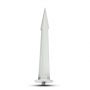 VT-855 FLOODLIGHT SPIKE -WHITE, D:60X H265