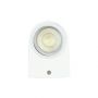 VT-7652 2 WAY GU10 WALL FITTING(ALUMINUM) ROUND-WHITE BODY, IP44