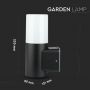 VT-7616 GU10 GARDEN LAMP,ALUMINIUM BODY -BLACK IP54