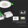 VT-DL0508 5W/8W LED FIRE RATED DOWNLIGHT CCT 4IN1 DIMMABLE