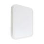 VT-8618 18W LED DOME LIGHT 3000K SQUARE WHITE FRAME IP44