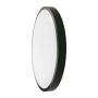 VT-8618 18W LED DOME LIGHT 4000K ROUND BLACK FRAME IP44
