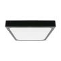 VT-8618 18W LED DOME LIGHT 3000K SQUARE BLACK FRAME IP44