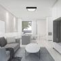 VT-8624 24W LED DOME LIGHT 3000K SQUARE BLACK FRAME IP44