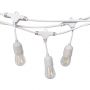 VT-713 LED STRING LIGHT EURO PLUG & WP SOCKET WHITE BODY