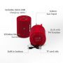 VT-6244 Przenosny glosnik bluetooth z funkcja TWS /AUX/USB/Slot MICRO SD/1500mAh / Czerwony
