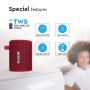 VT-6244 Przenosny glosnik bluetooth z funkcja TWS /AUX/USB/Slot MICRO SD/1500mAh / Czerwony
