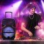 VT-6212 35W Przenosny glosnik karaoke bluetooth /gniazdo USB /slot na karte micro SD/gniazdo AUX/Mikrofon/Podswietlenie LED (30 cm)