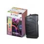 VT-6212 35W Przenosny glosnik karaoke bluetooth /gniazdo USB /slot na karte micro SD/gniazdo AUX/Mikrofon/Podswietlenie LED (30 cm)