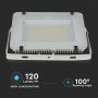 VT-156150W Naswietlacz LED SMD / Chip SAMSUNG / Barwa:6400K / Obudowa: Biala  / Wydajnosc: 120lm/w