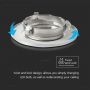 VT-703CL TILT CANLESS FIRE RATED GU10 FITTING IP20 CHROME