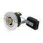 VT-703CL TILT CANLESS FIRE RATED GU10 FITTING IP20 CHROME