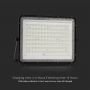 VT 180W LED SOLAR FLOODLIGHT 6400K 16000 mAh BATTERY 3M CABLE SMART IR REMOTE FAST CHARGE