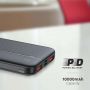 VT-10000 10000mAh FAST CHARGER POWER BANK BLACK