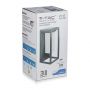 VT-77 2W LED SOLAR WALL LIGHT WITH SAMSUNG LED CHIP 3000K GREY BODY