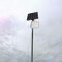 VT 80W LED SOLAR FLOODLIGHT 4000K 6000 mAh BATTERY 3M CABLE SMART IR REMOTE FAST CHARGE WHITE