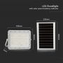 VT 120W LED SOLAR FLOODLIGHT 6400K 12000 mAh BATTERY 3M CABLE SMART IR REMOTE FAST CHARGE WHITE