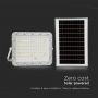 VT 120W LED SOLAR FLOODLIGHT 6400K 12000 mAh BATTERY 3M CABLE SMART IR REMOTE FAST CHARGE WHITE