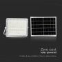 VT 180W LED SOLAR FLOODLIGHT 6400K 16000 mAh BATTERY 3M CABLE SMART IR REMOTE FAST CHARGE WHITE