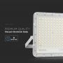 VT 240W LED SOLAR FLOODLIGHT 4000K 20000 mAh BATTERY 3M CABLE SMART IR REMOTE FAST CHARGE WHITE