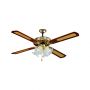 VT-6056-4 55W CEILING FAN WITH 4 LIGHT -PULL CHAIN CONTROL-4 BLADES-AC MOTOR