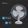 VT-4017-3 40W DESK FAN WITH KNOCK-DOWN BASE-4 BUTTONS-3 BLADES(16INCH)