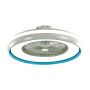 VT-5022 50W Lampa sufitowa LED z wentylatorem / Sterowanie RF / Barwa:3 w 1 / Ring dekoracyjny: Niebieski