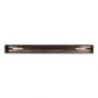 RECESSED ALUMINIUM TRACK RAIL FOR MAGNETIC TRACKLIGHTS-BLACK-0.5m