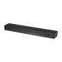 RECESSED ALUMINIUM TRACK RAIL FOR MAGNETIC TRACKLIGHTS-BLACK-1m