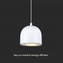 VT-7795 LED HANGING LAMP D:100 ADJUSTABLE WIRE & TOUCH LIGHT ON/OFF 3000K WHITE BODY