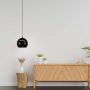 VT-7797 LED HANGING LAMP D:120 ADJUSTABLE WIRE & TOUCH LIGHT ON/OFF 3000K BLACK BODY