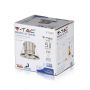 VT-885 5W Oprawa wpuszczana Spot / Ognioodpornosc min: 30-60-90 / Chip SAMSUNG / Barwa:4000K/ Nikiel