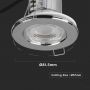 VT-885 5W SPOTLIGHT FIRERATED FITTING SAMSUNG CHIP 6400K -CHROME DIMMABLE