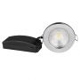 VT-885 5W SPOTLIGHT FIRERATED FITTING SAMSUNG CHIP 6400K -CHROME DIMMABLE