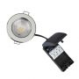 VT-885 5W SPOTLIGHT FIRERATED FITTING SAMSUNG CHIP 6400K -CHROME DIMMABLE