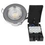 VT-885 5W SPOTLIGHT FIRERATED FITTING SAMSUNG CHIP 6400K -CHROME DIMMABLE