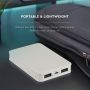 VT-3503 5000mah POWER BANK-WHITE