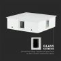 VT-704 4W Lampa scienna LED / Barwa:4000K / IP65 / Obudowa: Biala / Kwadratowa