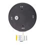 VT-706 4W LED WALL LIGHT 4000K IP65 BLACK BODY ROUND