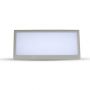 VT-8054 12W Lampa scienna LED / Ukosna / Barwa:6400K / Obudowa: Szara