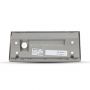 VT-8054 12W Lampa scienna LED / Ukosna / Barwa:6400K / Obudowa: Szara