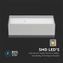 VT-8057 12W Lampa scienna LED / Kierunek: Gora-Dol / Barwa:4000K / Obudowa: Szara