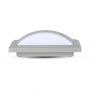 VT-8058 12W LED BULKHEAD WITH SOFTLIGHT 4000K GREY BODY